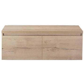 Frozen Badmeubelset 120 cm - Greeplijst in Kleur - Inclusief, Ophalen of Verzenden, Nieuw