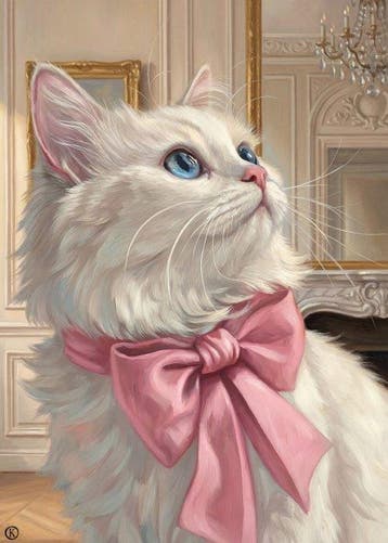 Kleury.art - [XL Canvas] The Satin Pink Bow” by Kleury.art