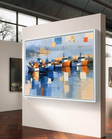 Lea Ottavi - Harbor Of Stillness XXL · Hand-Finished