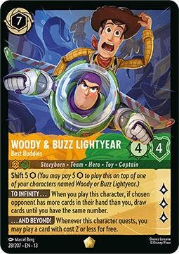 Lorcana TCG - Woody & Buzz Lightyear - Best Buddies - Att..., Verzenden, Zo goed als nieuw