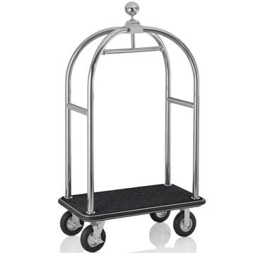 Bagagetrolley | DRIFT | RVS | Zwart | Wielen (Geremd) |, Verzenden, Nieuw in verpakking