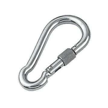 Karabijnhaak / carabiner 8x80mm - Twistlock, Ophalen of Verzenden, Nieuw, Bouten of Moeren