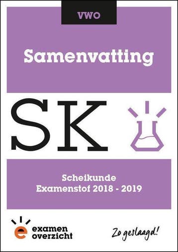 ExamenOverzicht - Samenvatting Scheikunde VWO 9789492871879, Verzenden, Gelezen, ExamenOverzicht