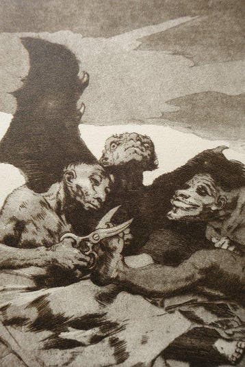 Francisco De Goya (1746-1828) - Caprichos Blatt #51 Se