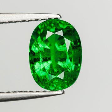 Zonder minimumprijs - 1 pcs Groen Tsavoriet - 3.08 ct -, Nieuw