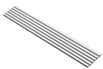 Wandpaneel wit gelakt Basic met zwart vilt | 240 of 278cm, Nieuw in verpakking