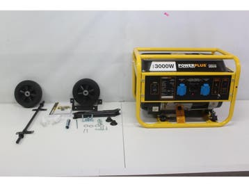 Powerplus POWX5130 - Benzine Aggregaat 3000W - 15L tank - 10, Verzenden, Zo goed als nieuw
