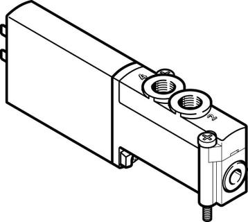 Festo 5/2 Monostabiele Lucht Magneetventiel Aansluitplaat, Verzenden, Nieuw