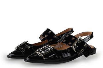 Shoecolate Slingbacks in maat 41 Zwart, Shoecolate, Verzenden, Zwart, Zo goed als nieuw