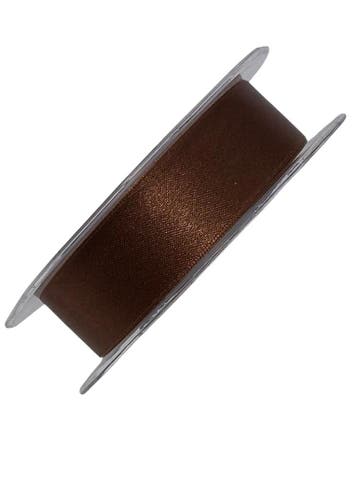 Dubbelsatijn lint 710 Bruin 25 mm rol 25 meter, Ophalen of Verzenden, Nieuw
