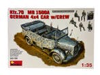 Kfz.70 MB 1500A German 4x4 Car w/Crew, Hobby en Vrije tijd, Modelbouw | Auto's en Voertuigen, Verzenden, Nieuw