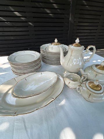 Bavaria - Koffieservies (32) - Porselein, Goud - Retsch &