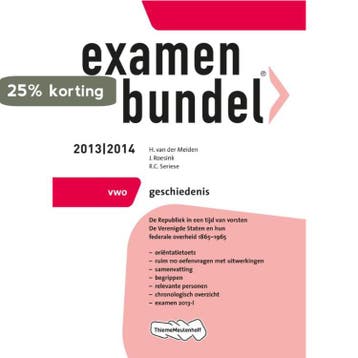 Examenbundel 2013/2014 vwo Geschiedenis - H. van der Meiden, Verzenden, Gelezen, H. van der Meiden