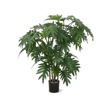 Green Bubble - kunstplant Philodendron Xanadu - 95 cm - Ø, Ophalen of Verzenden, Nieuw, Binnen