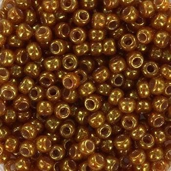 c.a. 5 gram Miyuki rocailles 11/0 - Ceylon translucent spice, Ophalen of Verzenden, Nieuw, Kraal