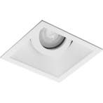 GU10 Inbouwspot Set - Mat Wit - Inbouw Vierkant - Kantelbaar, Metaal of Aluminium, Nieuw, Ophalen of Verzenden, Led