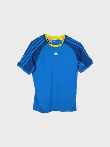 Adidas Sport T-shirt Heren maat S Blauw Vintage, Blauw, Ophalen of Verzenden, Zo goed als nieuw, Adidas