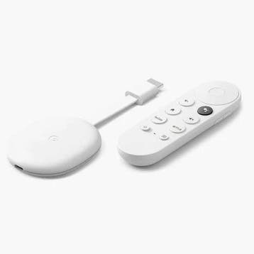 Google Chromecast met Google TV 4K HDR Wit - Gebruikt, Ophalen of Verzenden, Nieuw