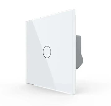 Livolo Touchscreen Schakelaar | Wit | 1-voudig | Aan/Uit, Ophalen of Verzenden, Nieuw, Schakelaar