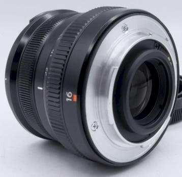 Fujifilm XF 16MM 2.8 R WR Zwart OCCASION (343), Ophalen of Verzenden, Zo goed als nieuw