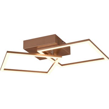 LED Plafondlamp - Plafondverlichting - Trion Square - 20W -, Ophalen of Verzenden, Nieuw, Metaal, Overige fittingen