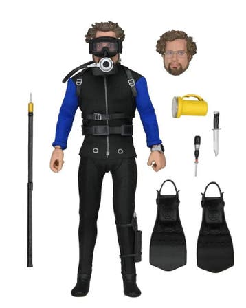 Jaws Clothed Action Figure Matt Hooper (Shark Cage) 20 cm, Ophalen of Verzenden, Nieuw