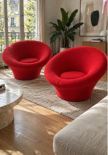 Artifort - Pierre Paulin - Fauteuil (2) - F560 - Multiplex, Antiek en Kunst