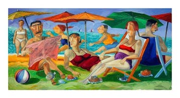 Pino Procopio (1954) - VACANZE AL MARE, Antiek en Kunst