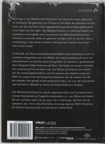 Weihnachtsoratorium (boek + 2 cds) 9789087490058, Verzenden, Gelezen, J.W. de Haan