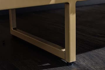 Design salontafel GATSBY 110cm massief mangohout marmeren, Ophalen of Verzenden, Nieuw