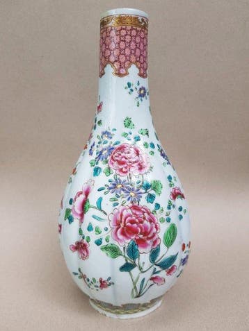 Antiek uit de 19e eeuw, Chinese Famille Rose Peony