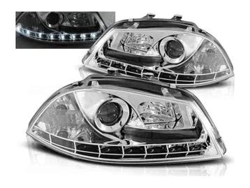Daylight Chrome koplampen geschikt voor Seat Ibiza 6L, Verzenden, Nieuw, Seat