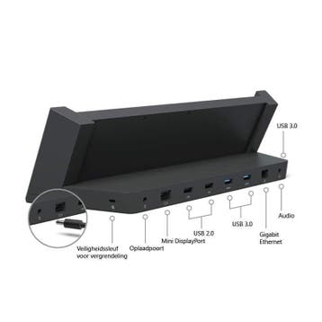 Microsoft Surface Pro 3 Docking Station, Computers en Software, Windows Tablets, Ophalen of Verzenden, Gebruikt, Microsoft