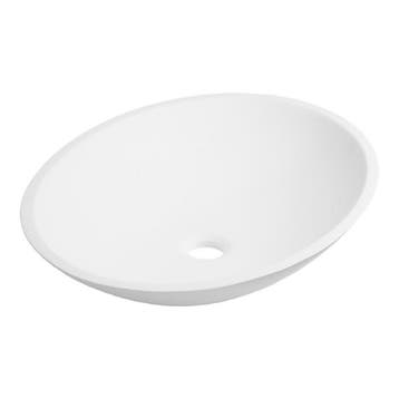 Brauer Vortex Waskom - Ovaal - 58 cm - Fine Stone - Mat -, Ophalen of Verzenden, Nieuw