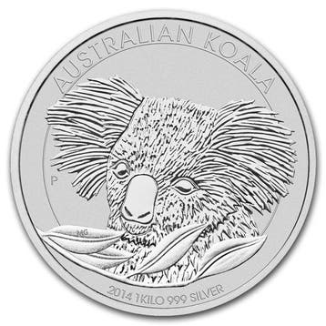 Australië. 30 Dollars 2014 1 Kilo $30 AUD Australian Silver