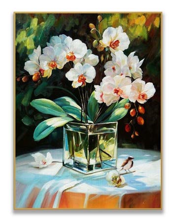 Stefano - Orchids and a Sparrow