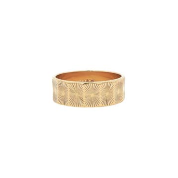 Gouden ring 18 karaat, Verzenden, Zo goed als nieuw, Goud