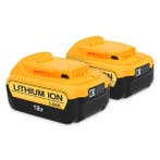 Aanbieding: 2x DeWalt DCB184 XR Li-ion, 123accu huismerk, Verzenden, Nieuw