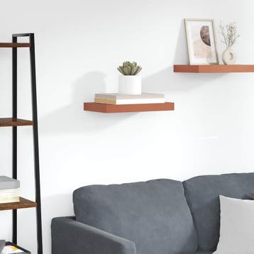 vidaXL Wandplank Wandgemonteerd Rood 40 x 23,5 x 4 cm, Verzenden, Nieuw