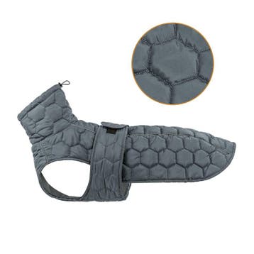Honden Winterjas Grijs Quilt voor grotere honden, Ophalen of Verzenden, Nieuw, Hondenjas