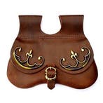 Middeleeuwse Niertas met Beslag Bruin, Sieraden, Tassen en Uiterlijk, Tassen | Damestassen, Ophalen of Verzenden, Nieuw, Bruin