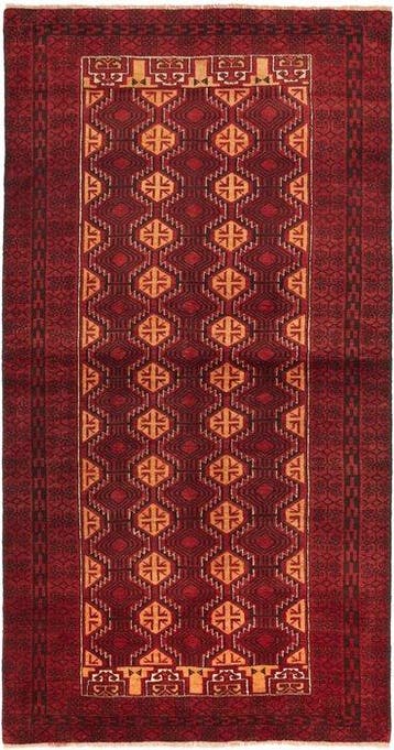 Beloudj - Vloerkleed - 201 cm - 103 cm - Handgemaakt -, Nieuw
