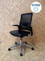 Bureaustoel Ahrend 2020 Verta - zwart leer - reuse, Nieuw in verpakking