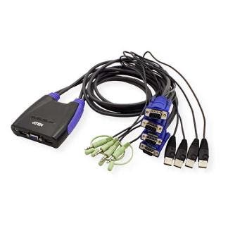 KVM switch | Aten | 4 poorten (USB, VGA), Verzenden, Nieuw