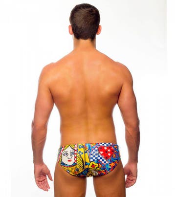 Special Made Turbo Waterpolo broek Queen Heart Vintage, Nieuw