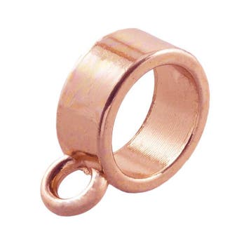 Bail met 1 Oog – Roségoudkleur – Binnenmaat 8 mm (nikke, Ophalen of Verzenden, Nieuw, Kraal