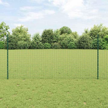 vidaXL ingegraven hekpalen 44 st Groen 160 cm Gepoedercoat, Verzenden, Nieuw