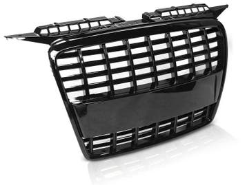 Grill Audi A3 8P 05-08 Glans Zwart, Ophalen of Verzenden, Nieuw