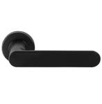 Differnz deurklink Eindhoven op rond rozet mat zwart, Verzenden, Nieuw