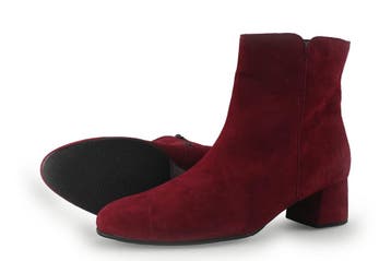 Gabor Enkellaarzen in maat 40 Rood, Kleding | Dames, Schoenen, Verzenden, Lage of Enkellaarzen, Gabor, Zo goed als nieuw